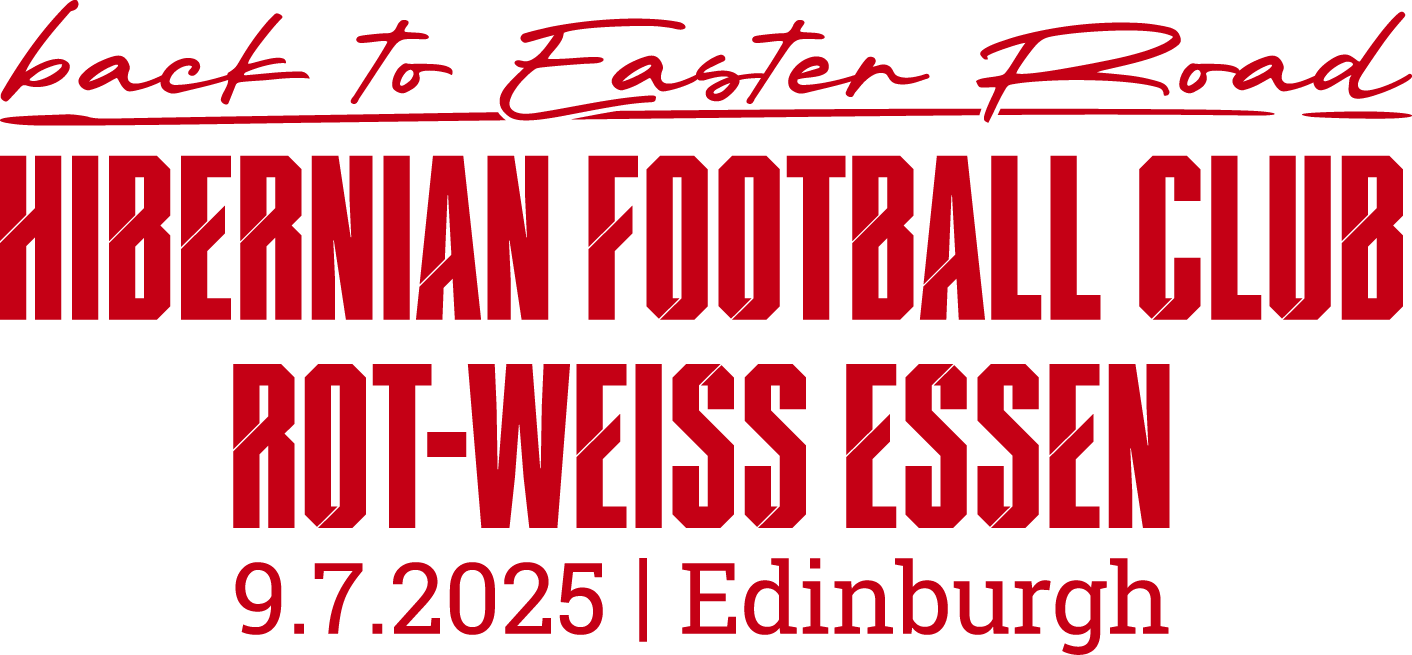 Brustflock Freundschaftsspiel "RWE x Hibernian FC" 9.7.2025 für das Sondertrikot