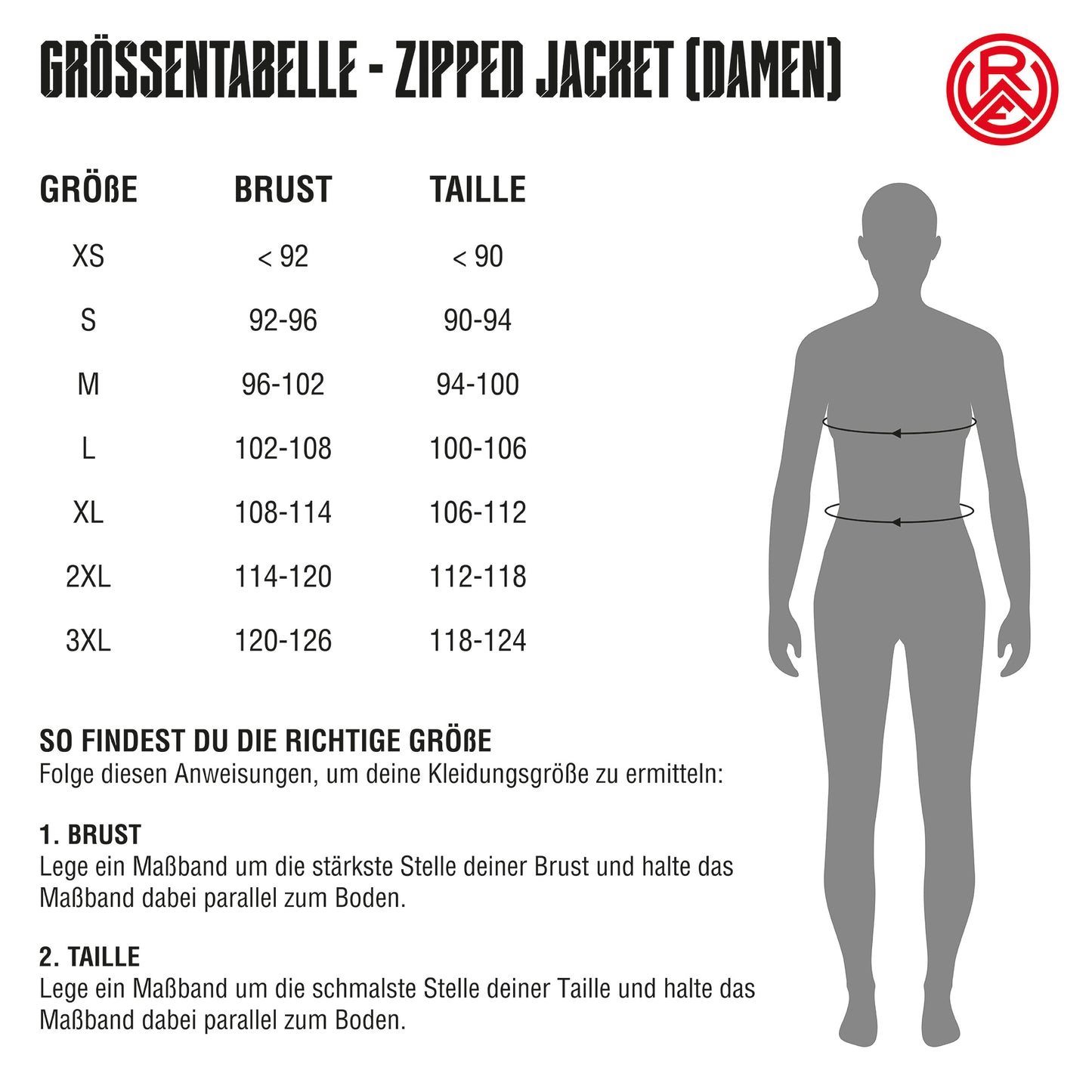 Zipped Frauen VI "Hafenstraße" rot