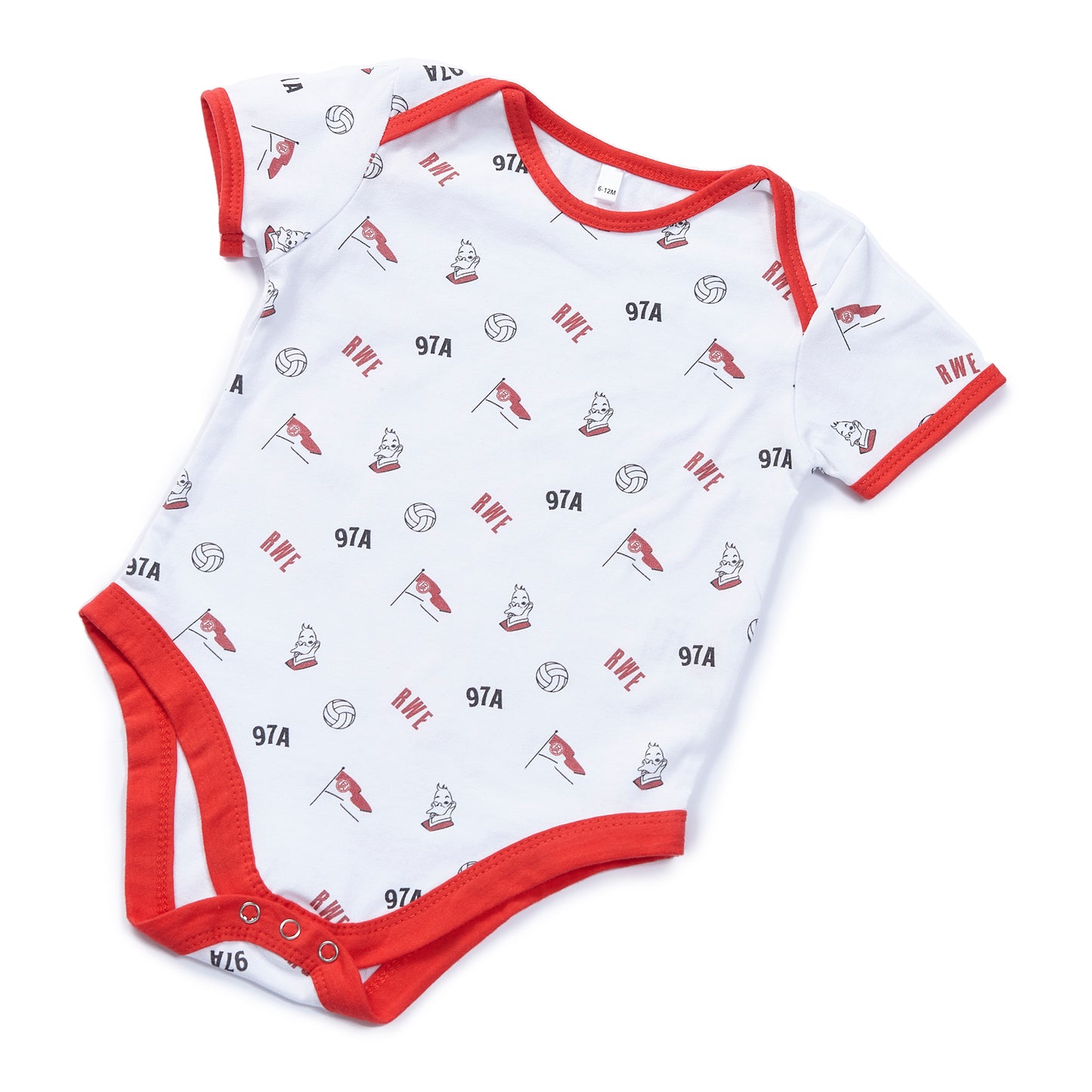 Babybody I "Neuzugang" white-red