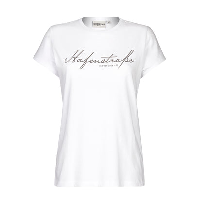 T-Shirt Frauen IV "Hafenstraße" weiss
