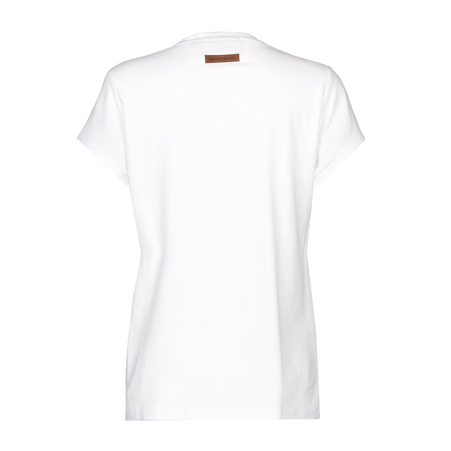 T-Shirt Frauen IV "Hafenstraße" weiss