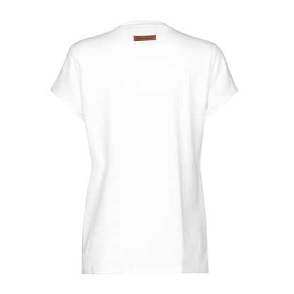 T-Shirt Frauen IV "Hafenstraße" weiss
