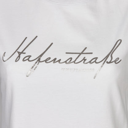 T-Shirt Frauen IV "Hafenstraße" weiss