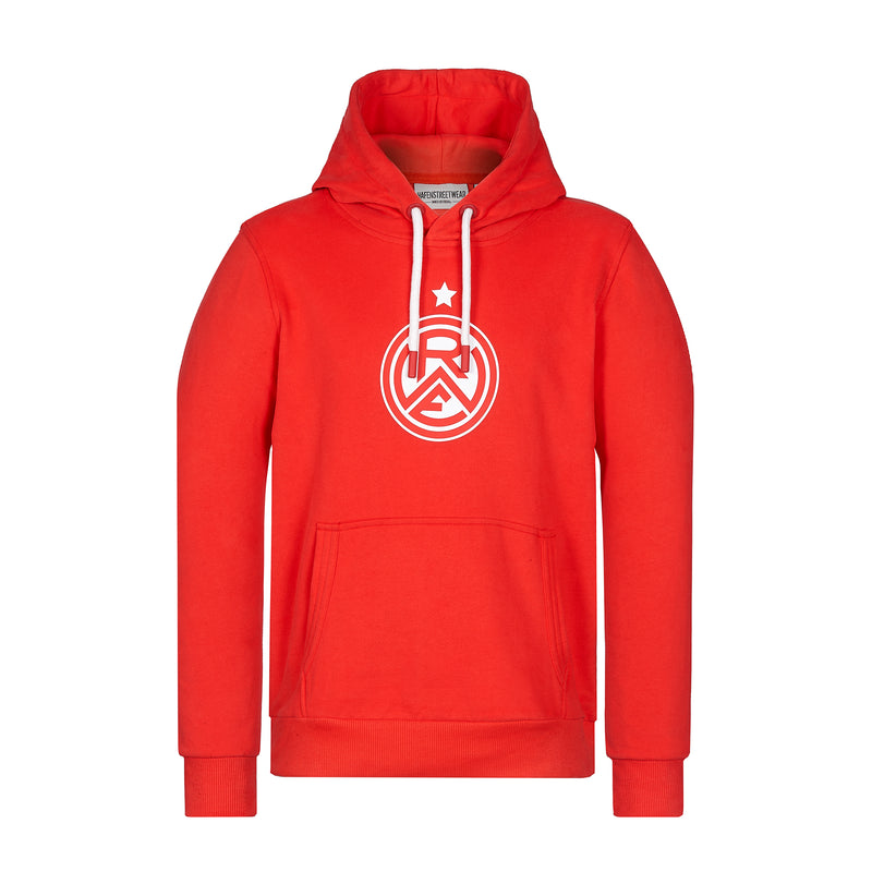 Kerle Hoodie VI "Logo" red