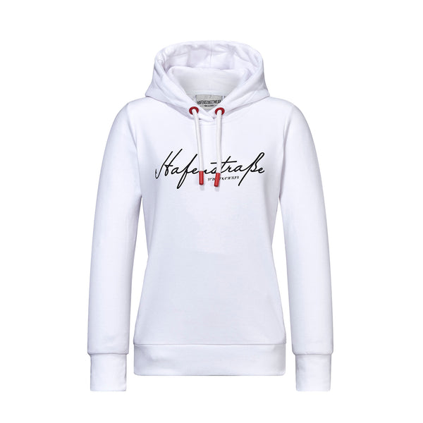 Mädels Hoodie IV "Hafenstraße" white