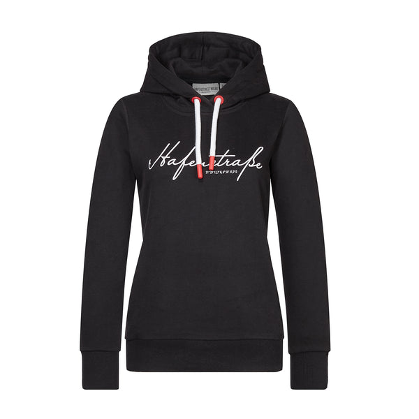 Mädels Hoodie IV "Hafenstraße" black