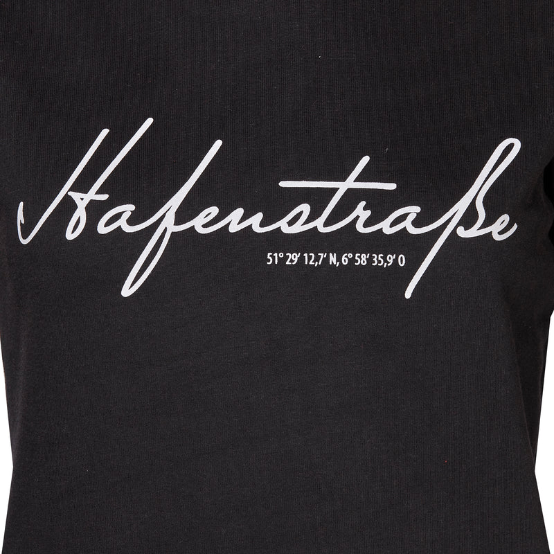 Mädels Hoodie IV "Hafenstraße" black