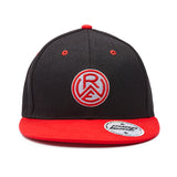 Rotzige Cap "Snapback" schwarz-rot