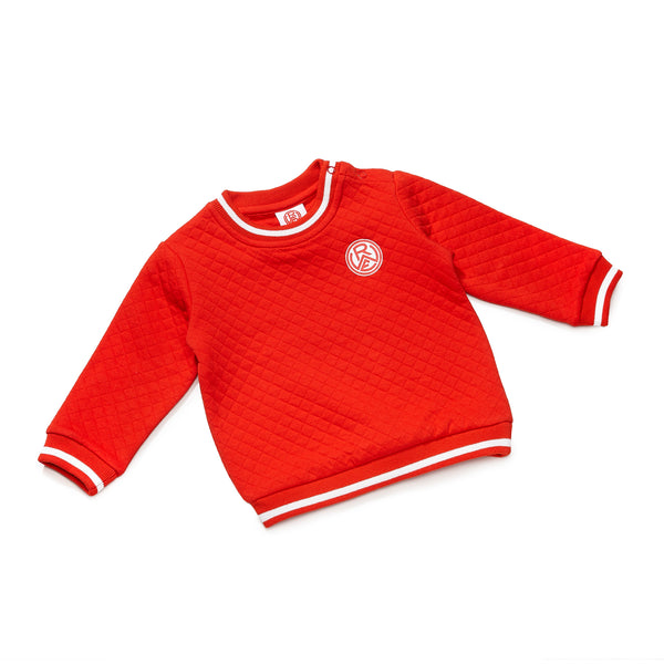 Baby Sweatshirt "Step" rot