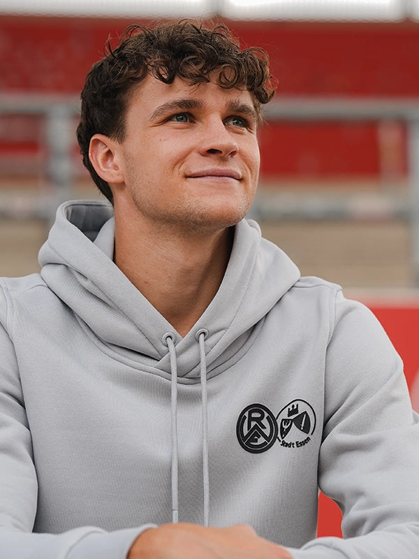 Hoodie RWE x Essen grau