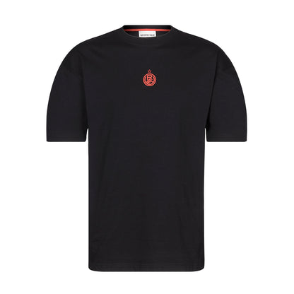 T-Shirt Streetwear Oversize schwarz