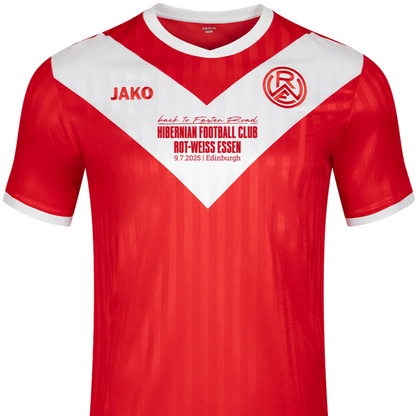 Brustflock Freundschaftsspiel "RWE x Hibernian FC" 9.7.2025 für das Sondertrikot