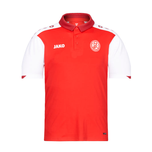 "JAKO" Polo rot-weiss 25/26 Erw.