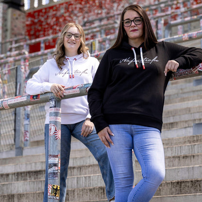 Hoodie Frauen IV "Hafenstraße" weiss