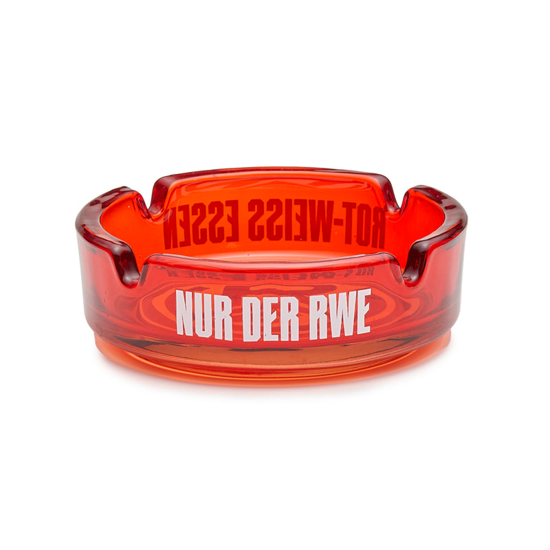 Aschenbecher "NUR DER RWE" rot