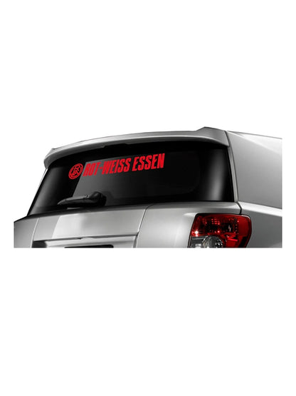 Autoaufkleber "Rot-Weiss Essen" rot