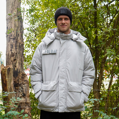 Winterjacke "Georg Melches" grau