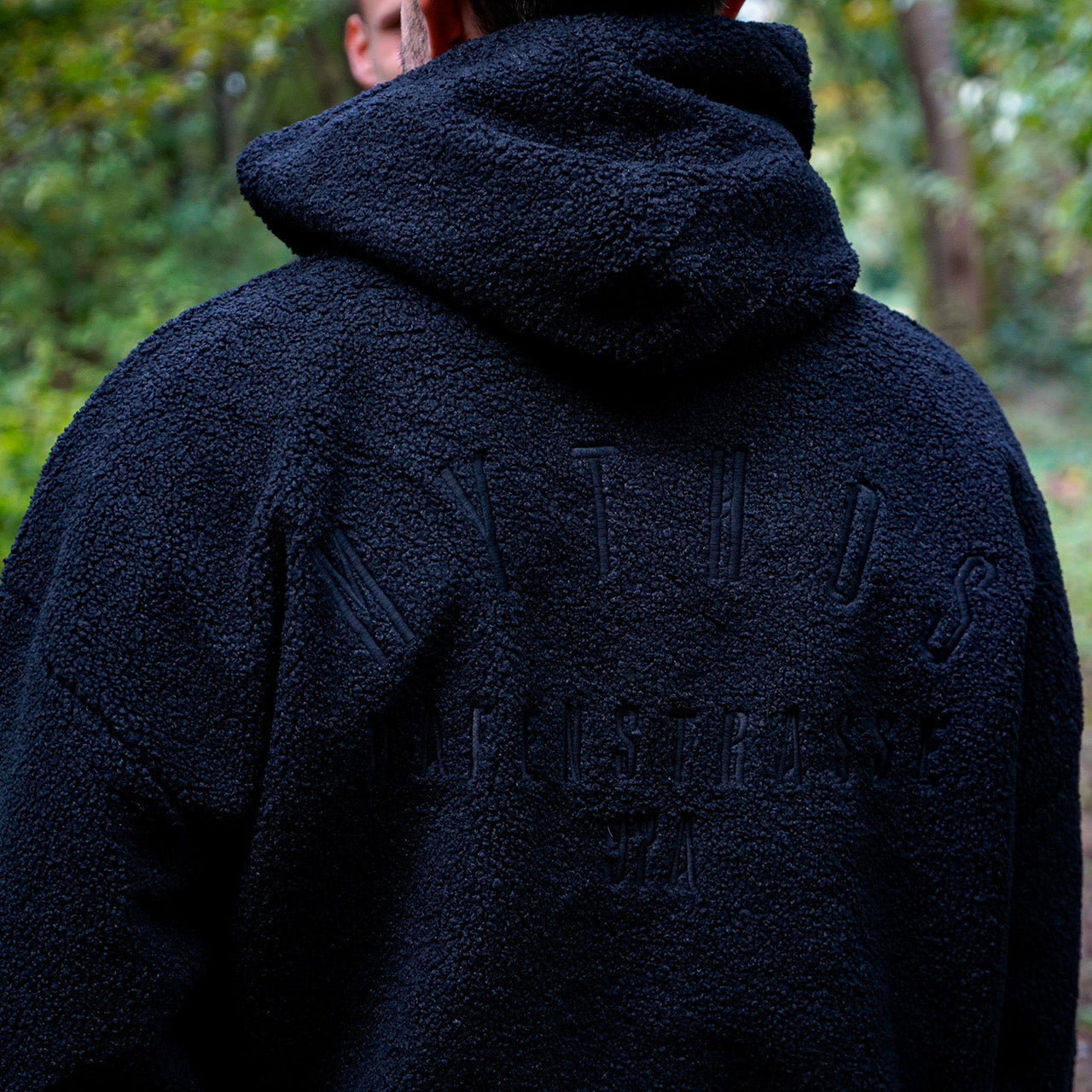 Hoodie "Teddy" unisex schwarz