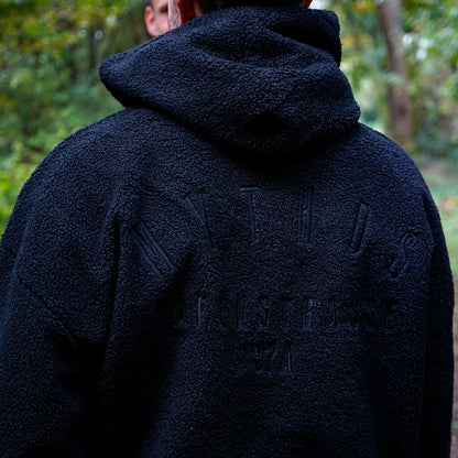 Hoodie "Teddy" unisex schwarz
