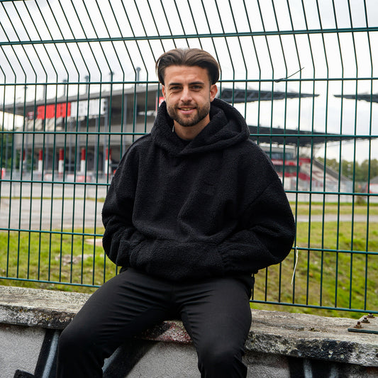 Hoodie "Teddy" unisex black