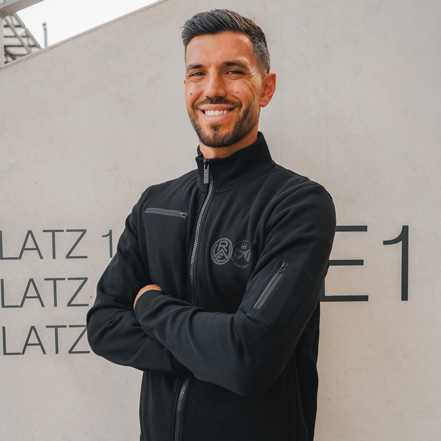 Stadtjacke Sweat schwarz