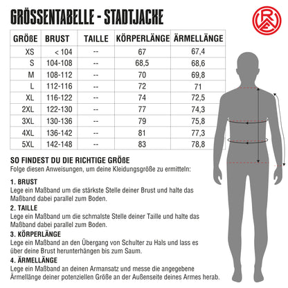 Stadtjacke Sweat schwarz