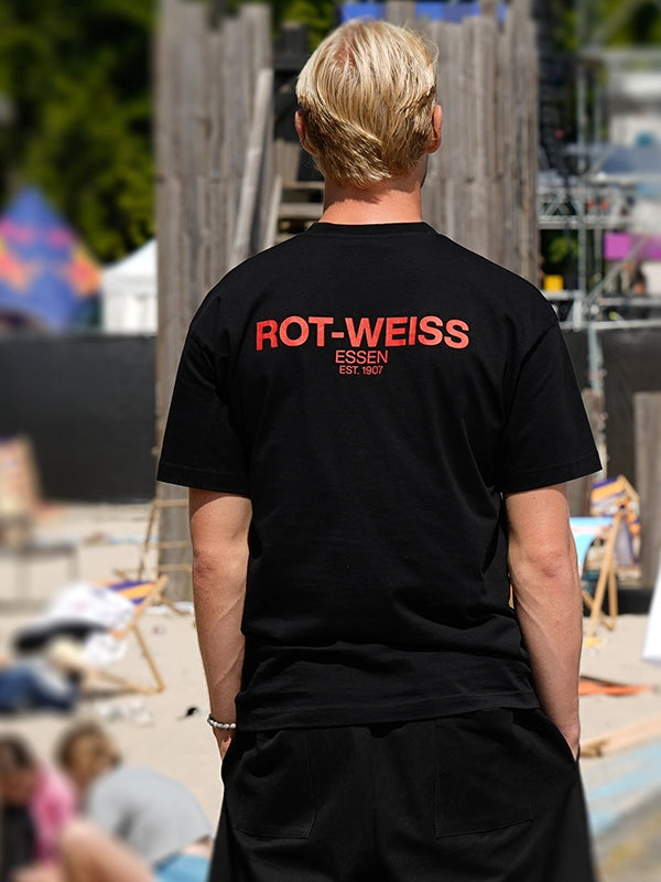 T-Shirt Streetwear Oversize schwarz