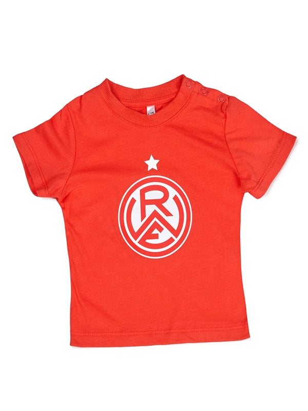 Baby T-Shirt "Logo" rot