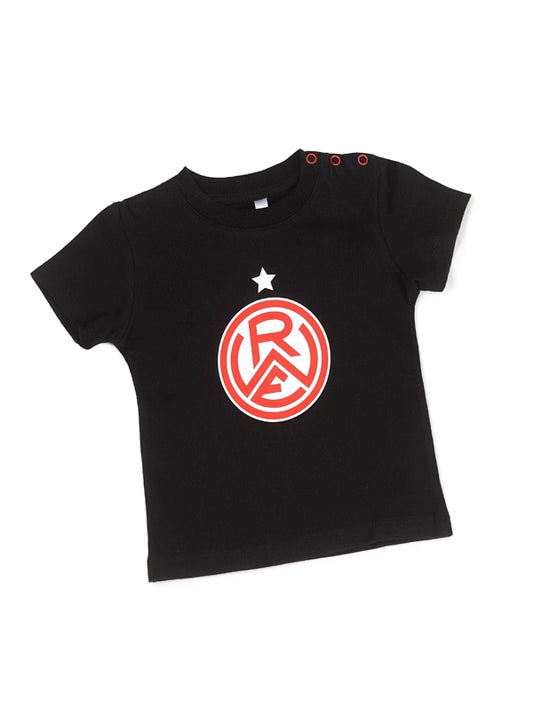 Baby T-Shirt "Logo" schwarz