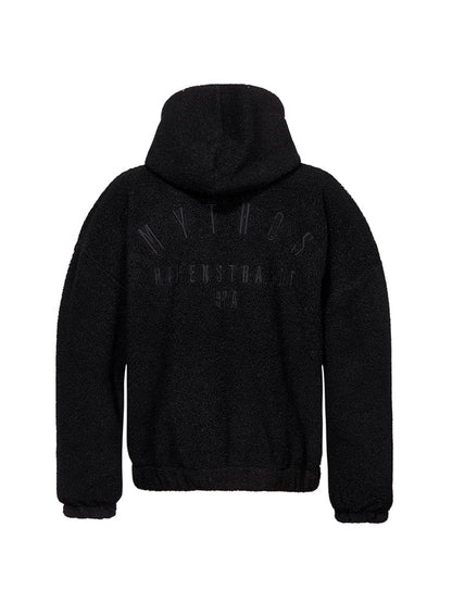 Hoodie "Teddy" unisex schwarz