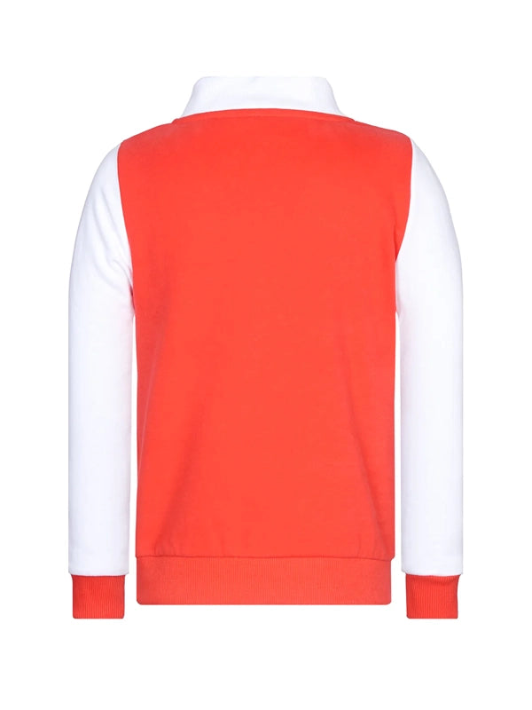 Rotzige Collegejacke I "NUR DER RWE" rot-weiss