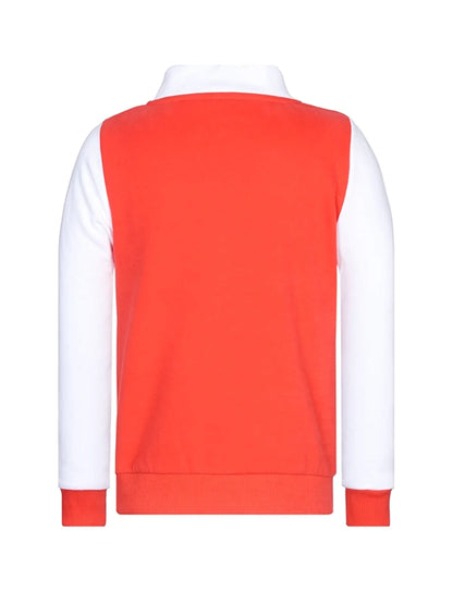 Rotzige Collegejacke I "NUR DER RWE" rot-weiss