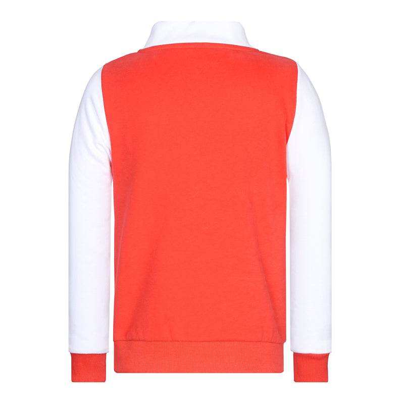 Rotzige Collegejacke I "NUR DER RWE" red-white