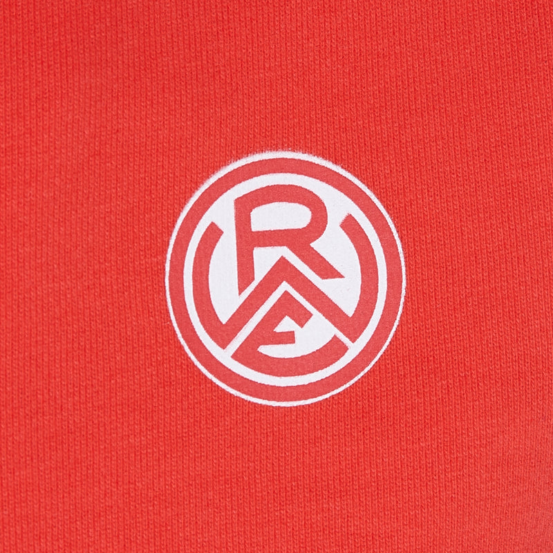 Rotzige Collegejacke I "NUR DER RWE" red-white