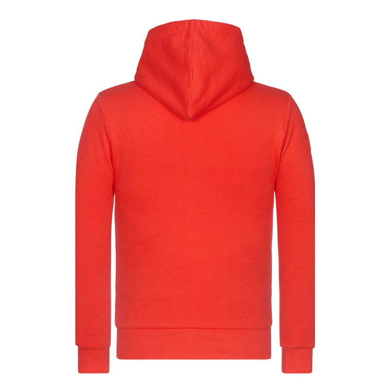 Rotzige Hoodie I "Hafenstrasse" red