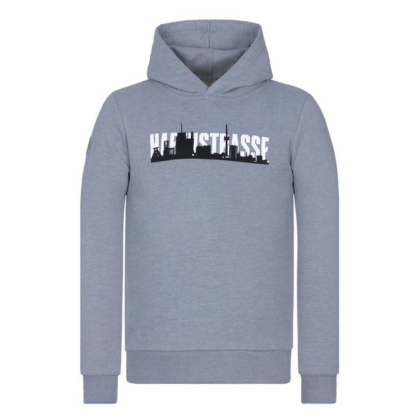 Rotzige Hoodie I "Hafenstrasse" dark grey