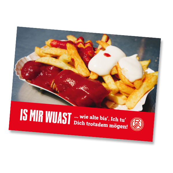 Postkarte "IS MIR WUAST"